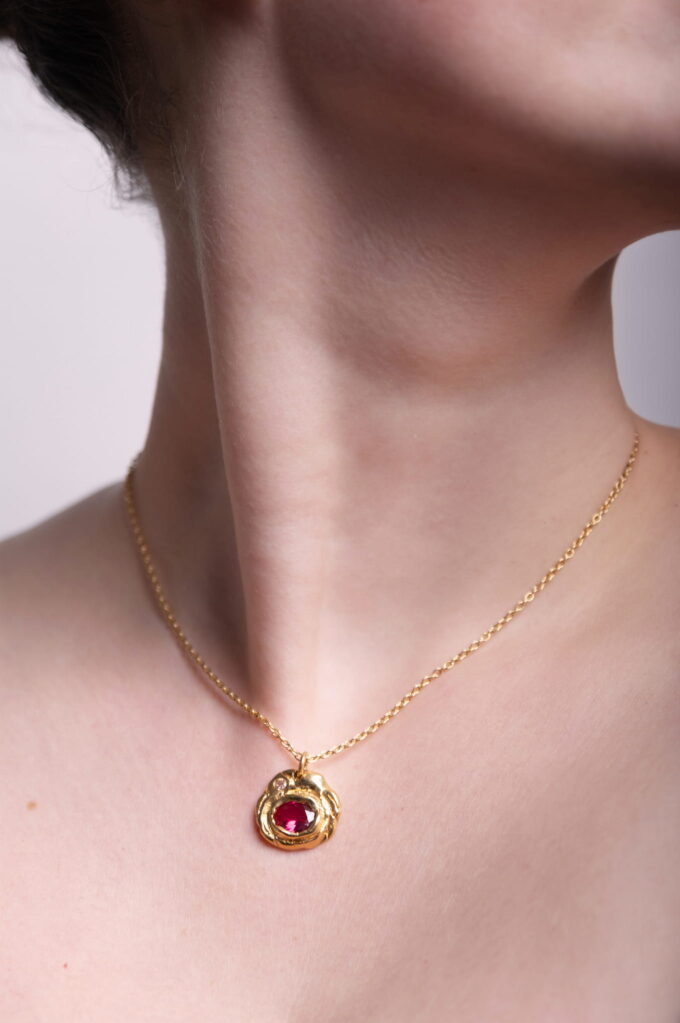 Xanadu Medallion Red Ruby