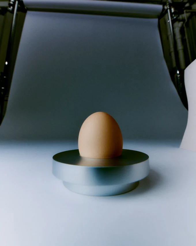 Aluminum Egg Cup / zestaw 2 sztuk