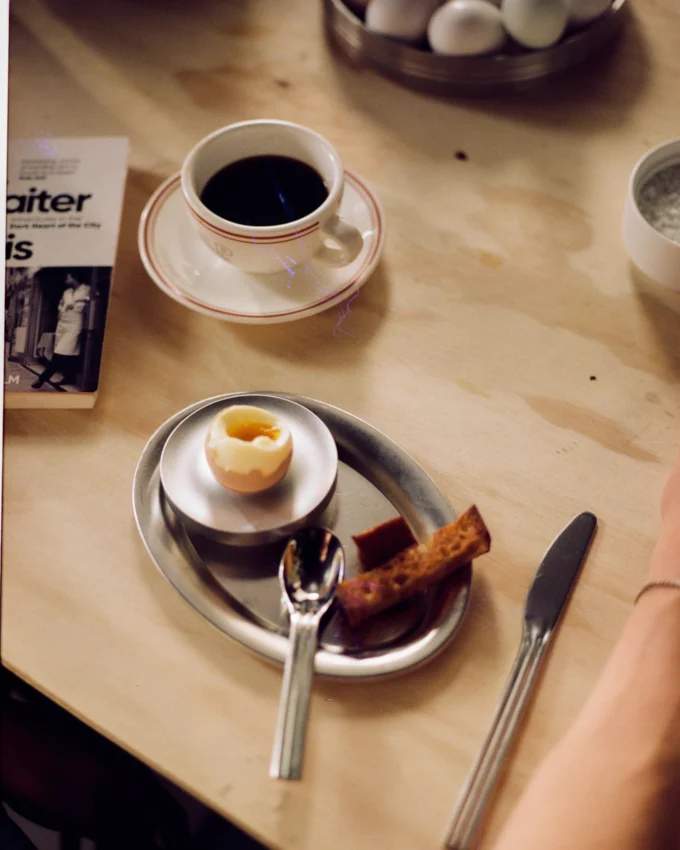 Aluminum Egg Cup / zestaw 2 sztuk