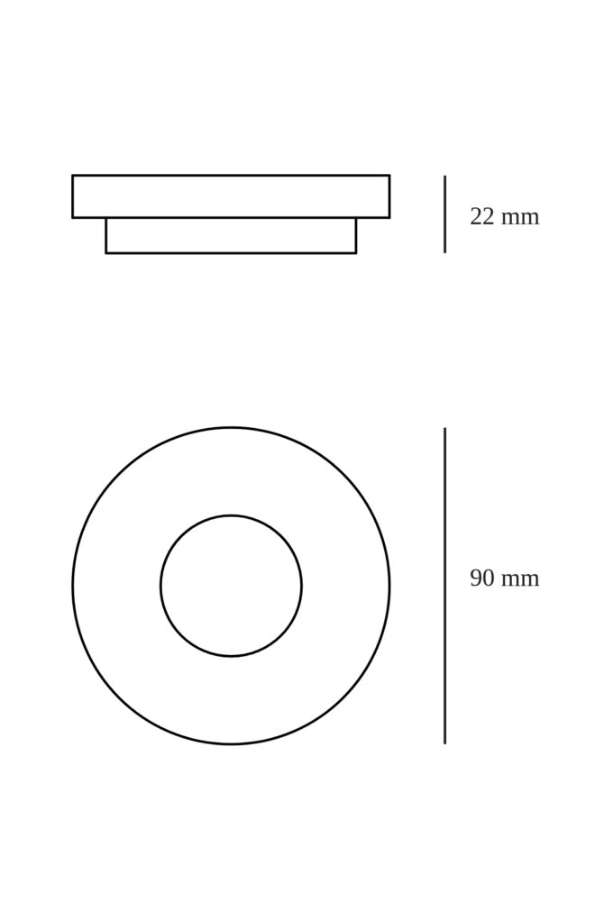 Aluminum Egg Cup / zestaw 2 sztuk